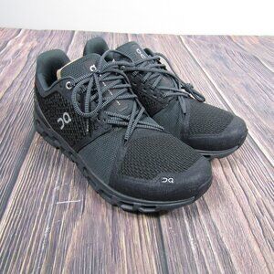 On Running Cloudstratus Shoes Mens Size 9 Black CloudTec Road Running Athletic
